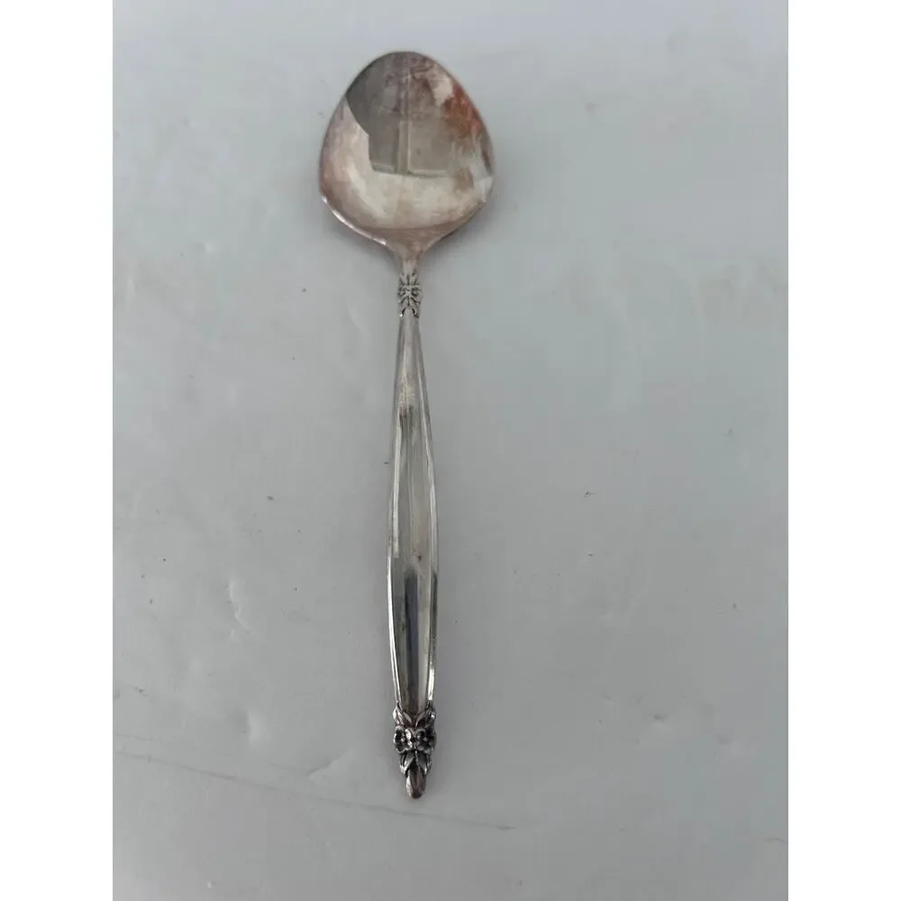 Garland 1847 Rogers Bros International Silver Serving Spoon & Cream Spoon